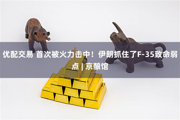 优配交易 首次被火力击中！伊朗抓住了F-35致命弱点 | 京酿馆